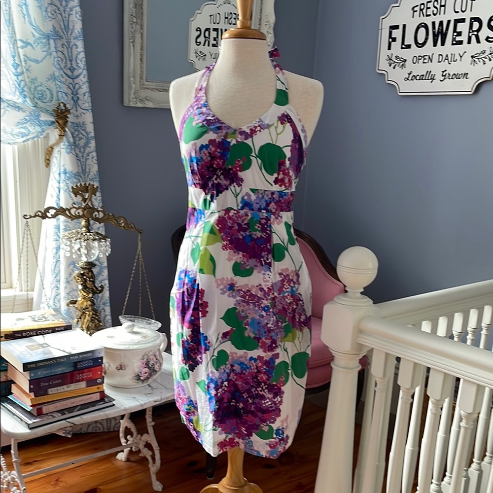 Floral Halter Dress
